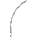 Roto Adjustable Locking Bolt 750 mm E 601-1300 for up to 80 kg R.245736 per piece