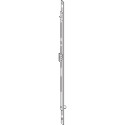 600 mm slot met 1 ronde rol / pce