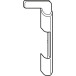 Verstelbaar scharnierdeksel K 130 KG rechts bruin R04.4 R.230222 / pce
