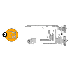 Schaar 350 E5 601-800mm 12/20-13 recht R.262402 / pce