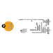 Roto Compas 350 E5 601-800mm 12/20-13 Right R.262402 per piece