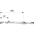 Bottom RC2 MM Sash Bolt End...