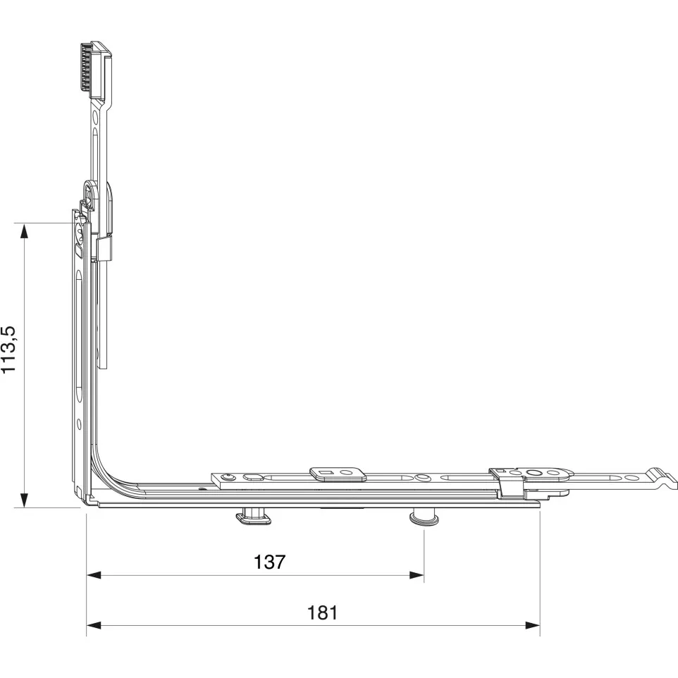 MACO Horizontal Extended Gearbox with...