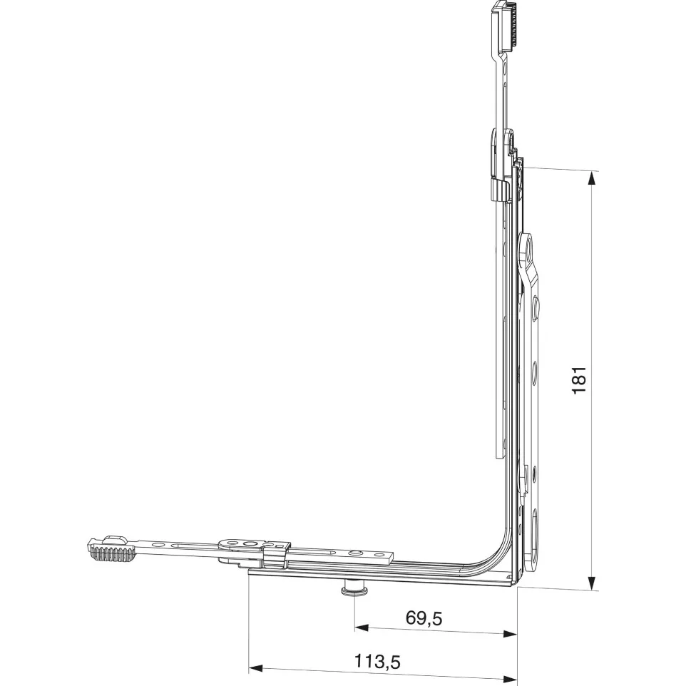 MACO Variable Lever Cremone Angular...