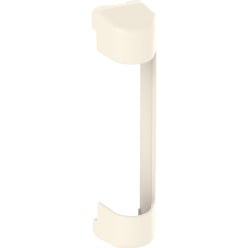 Cache palier de compas appliqué PVC dble plots dormant Ral9001 / pce