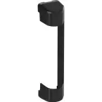 Compas Bearing Cover Applied PVC Double Stud Black per piece