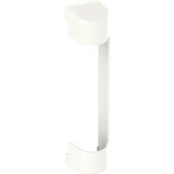 Afdekkap voor de schaarlager (in opbouw voor een PVC vleugel) Ral9016 / pce