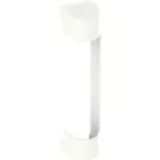 Cache Palier de compas appliqué PVC dble plots dorm. Ral9016 / pce