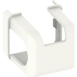 Korte dubbelspaaks PVC hoekafdekkap Ral9016 / pce