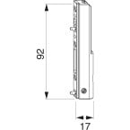 PVC hoekplug met 3 mm...