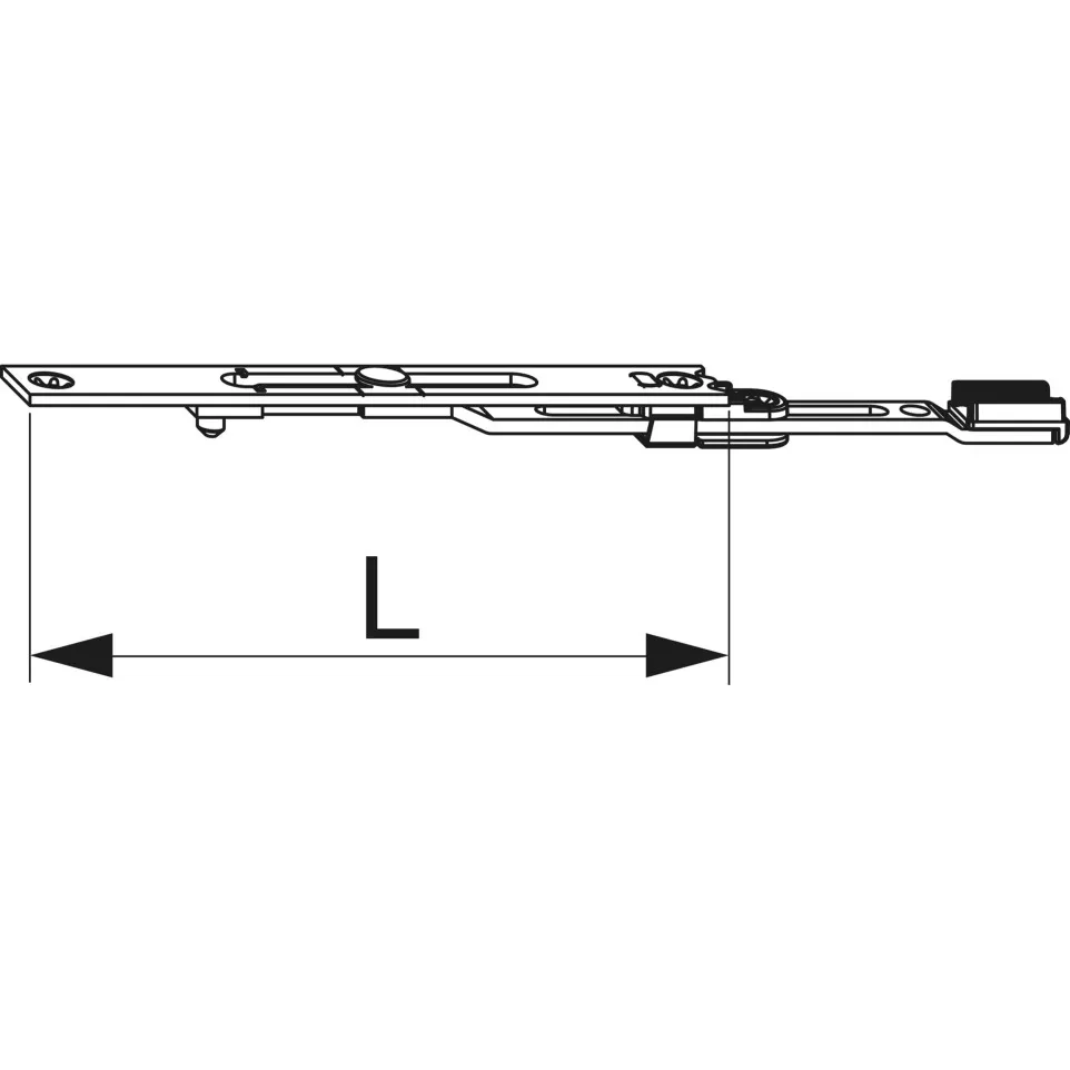 Verlengstuk 140mm verlengbaar / pce