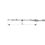 Verlengstuk MM 235 Zilver / pce
