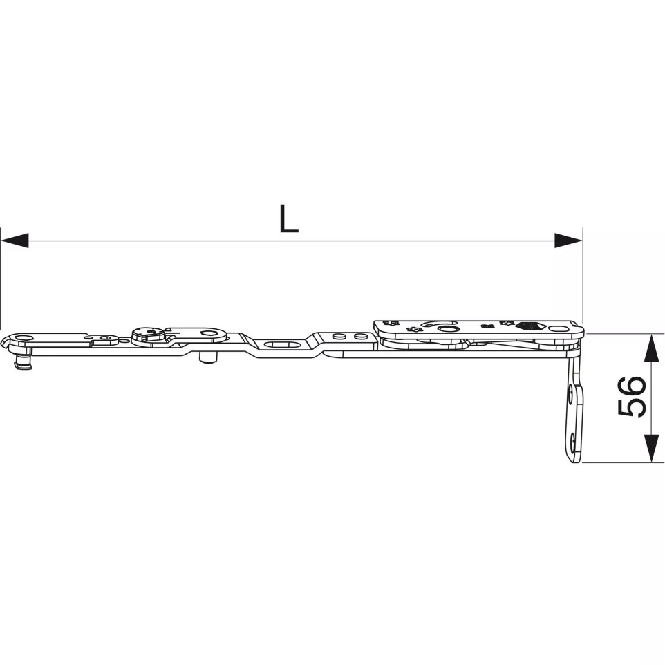 MACO Right-Hand Concealed Pivot Arm...