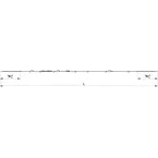 MACO Semi-Fixed Cremone Variable Size for 3 Sashes FFH 1751-2250 per piece