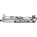 Onderscharnier DIN L Aluvision R.624974 / pce