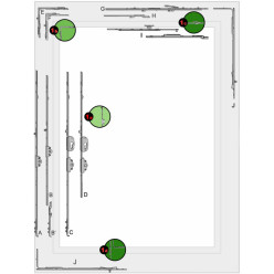 Schaarstulp 1201-1600mm / pce