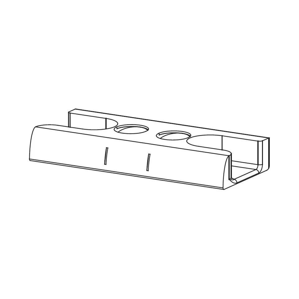 Gâche galet Eurofalz 24x8mm...