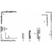 Zilveren paddestoelslot 4mm rechts 9.42957.00.R.1 / pce