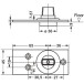 Dormakaba 7475 AX Floor Pivot Bearing with Ball Bearing 300 kg per piece