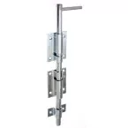 Verrous de barrière en applique lourd 400mm zingué / pce