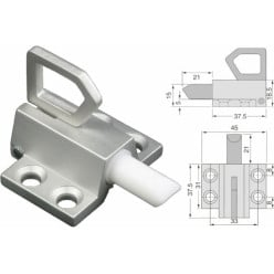 Argenta Knipslot 920 zilver geanodiseerd / pce