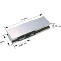Dorma PT20 Top Patch Fitting for Pivot Glass Door Stainless Steel per piece
