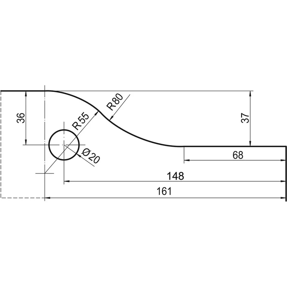 Dorma PT20 Top Patch Fitting for...