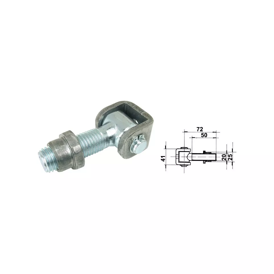 Weld-on Pivot Hinge for Metal Gates...