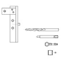 Gabarits en bois avec accessores pour porte à recouvrement pour fiche Ø11mm à 2 tiges Otlav 610 / pce