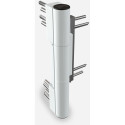 Scharnier Dr Hahn KT-RV 3 lamellen Moer 16/3mm  schroef 50mm RAL9001 creme / pce