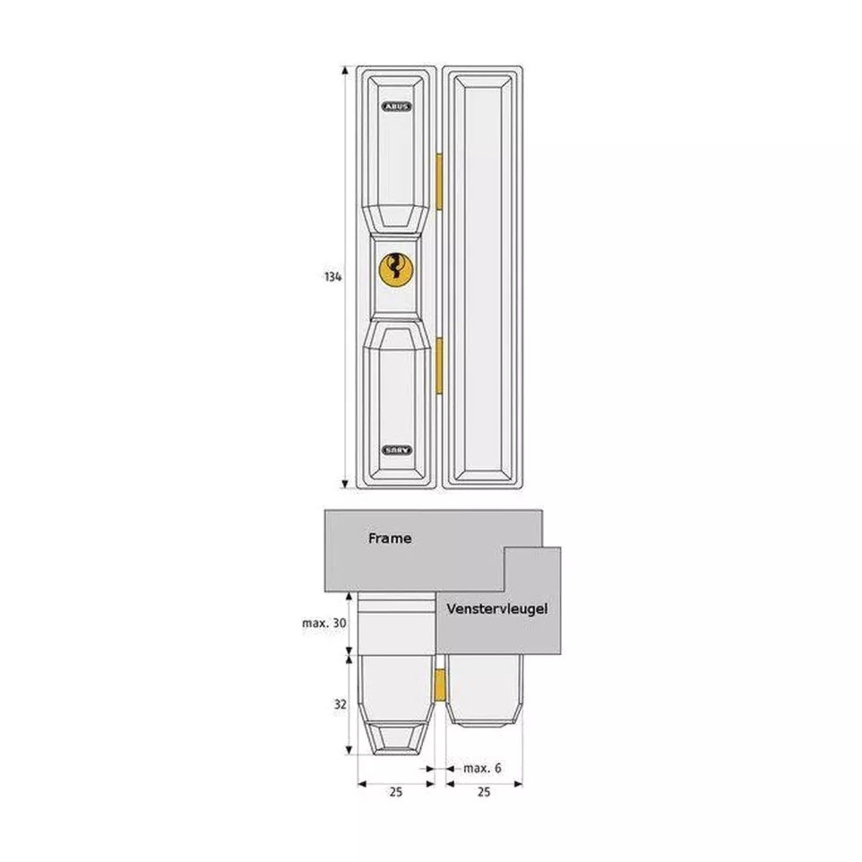 Slot FTS 88 wit / pce