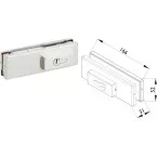Serrure pour portes en verre 10-12 va et vient Hermat US10/6733 / pce