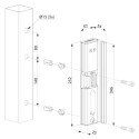LOCINOX Surface Mounted Electric Strike Aluminum 12-24V AC/DC / pce