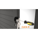 Locinox Fortylock Stainless Steel Mortise Lock for 40mm Profile / pce