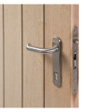 Serrure 100% inox à encastrer pour portail bois LOCINOX / pce