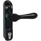Fitting met elektrische handgreep Cisa voor paniekbalk 12-24 V acdc zwart / pce