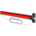 Anti-paniek duwstang 1200 mm Cisa eFast Touch gemotoriseerd rood / zwart (gecontroleerde toegang en vrije uitgang) / pce