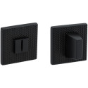Vierkante WC-set 52x5mm 4240 5SQ 153 zwart parel gehamerd / PCE