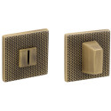 Square Toilet Fitting 52x5mm 4240 5SQ 77 Antique Hammered Brass per Piece