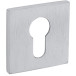 Pair of Square Cylinder Escutcheons 52x5mm 4049 5SQ 96 Satin Chrome / PC