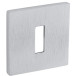 Paar vierkante 52x5mm 4048 5SQ 96 satijnchroom BB sleutelrozetten / PCE