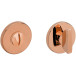 Round Polished Copper Toilet Flush Plate Ø52x5mm 4041 5S 161-PVD / PC