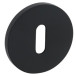 Paar ronde sleutelrozettenØ52x5mm 4045 5S 153 black pearl / PCE