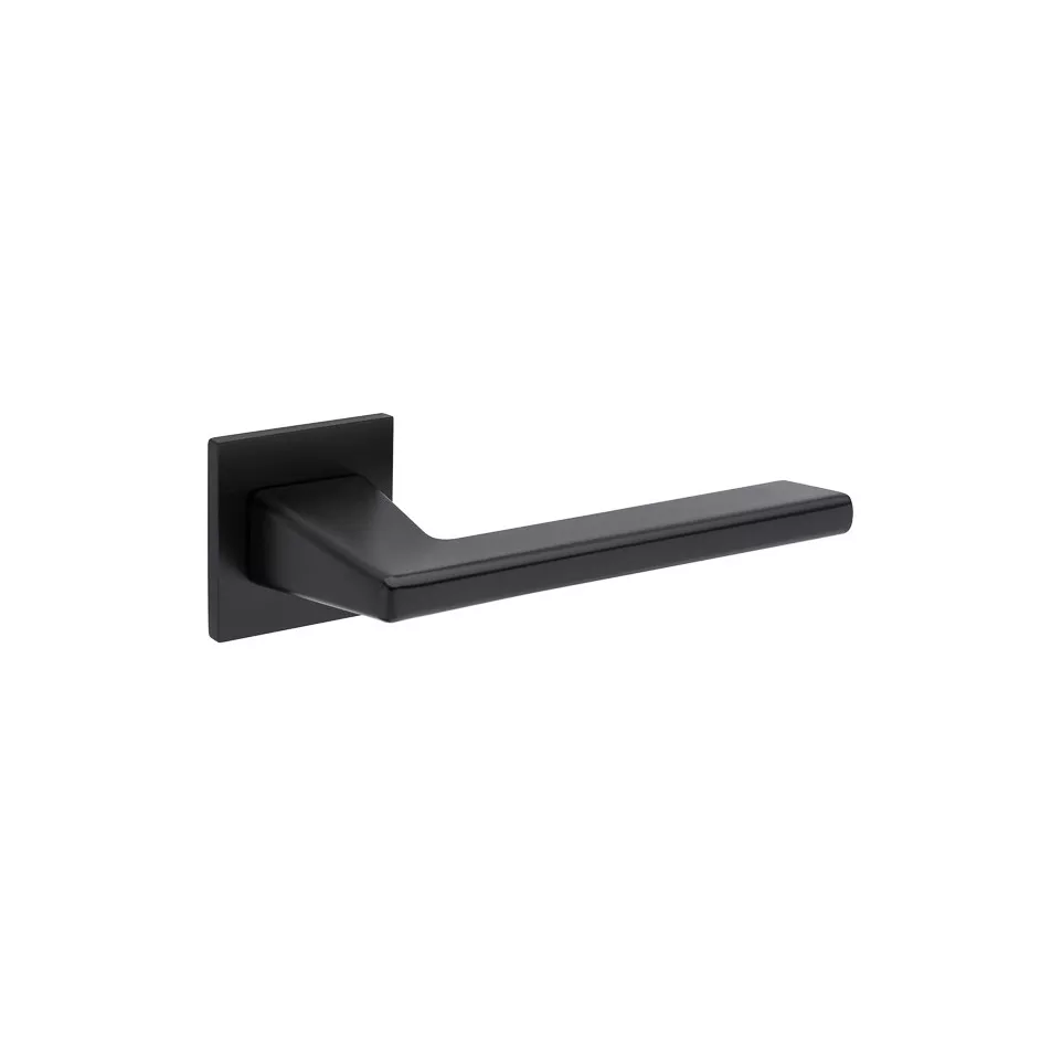 Pair of black pearl door handles on...