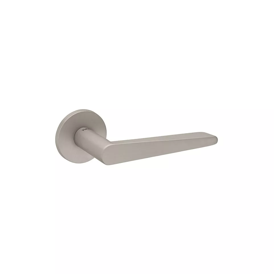 Pair of Door Handles Set on Round...