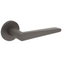 Pair of Door Handles with Round Rosette 1967 5S 141 Titan per Piece