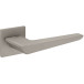 Pair of door handles on square rose 4154 5SQ 142 pearl nickel finish per piece