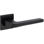 Pair of black pearl door...