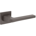 Paar deurklinken op vierkante rozetten 3097 5SQ-141 titanium / PCE