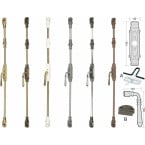 Pair of Curved Hollow Rods...
